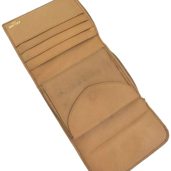 911118AF (C6) Celine Wallet Macadam Trifold Brown PVC - Picture 5 of 9